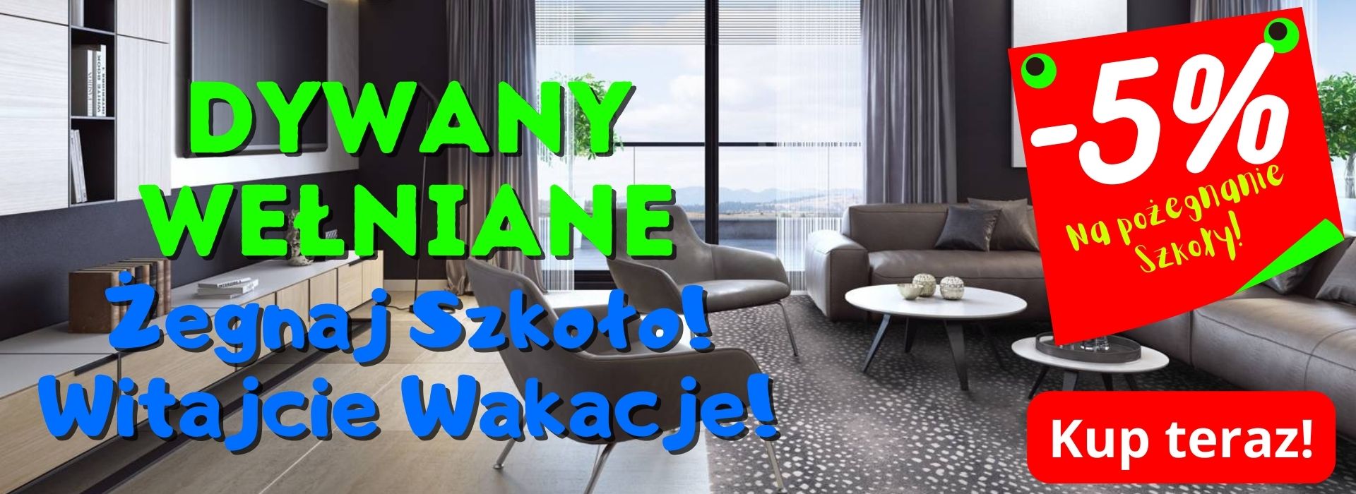 Wyjątkowe Dywany Wełniane na Wakacyjny Czas! 