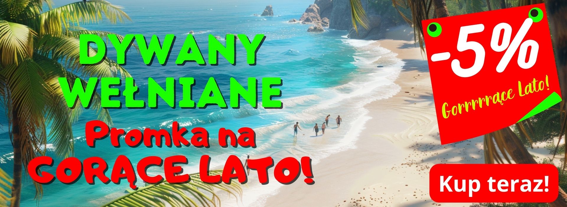 Gorące Lato, Chłodne Oszczędności: -5% na Luksusowe Dywany Wełniane!