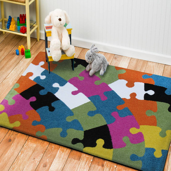 Dywan dla dzieci Puzelki 03 wielokolorowy MONDO Kids