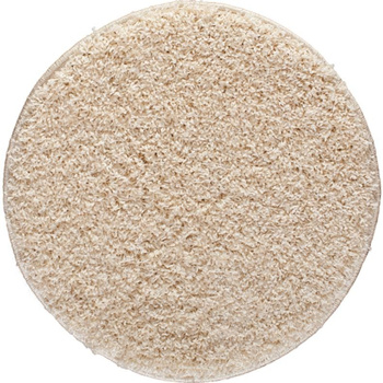 Dywan nowoczesny do salonu Shaggy Koło Kremowy SIMBA