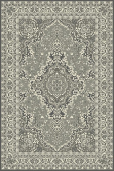 Dywan wełniany do salonu ALMAS Grafit ISFAHAN