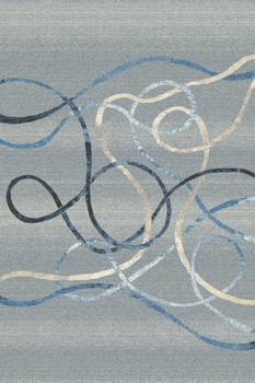 Dywan wełniany do salonu Agnella DIOS Jasno Niebieski ISFAHAN