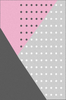 Dywan dziecięcy Agnella SKOSY Różowy CANDY