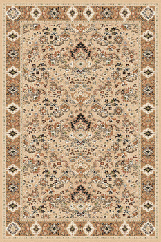 Dywan klasyczny do salonu Agnella OKTAN Beżowy STANDARD