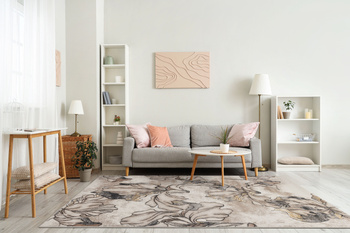 Dywan do salonu Agnella FD IRYS Perła Kremowy LIDA