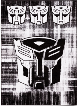 Dywan do pokoju dziecięcego BLACK Czerń TECH