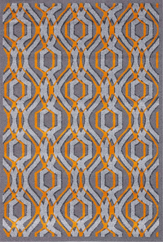 Dywan nowoczesny do salonu PAR Złoty METEO