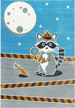 Dywan dziecięcy Agnella DETECTIVE Popiel SOFT