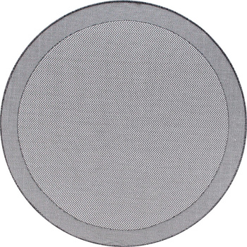 Dywan mata nowoczesny balkon, taras, patio CHEVRON Jasno Szary Koło MIOVANI