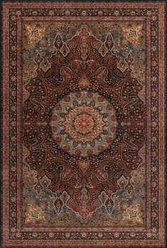 Dywan wełniany do salonu Agnella NAMAK Bordowy AGNUS