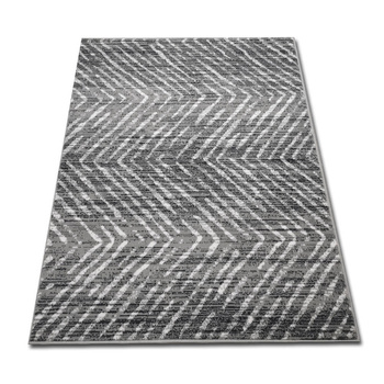 Dywan nowoczesny do salonu STRZAŁKI Czarny ALFA NEW IDEA