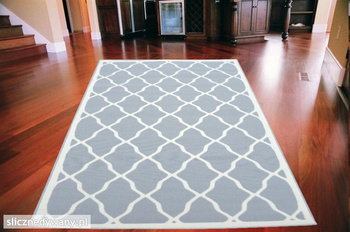 Dywan nowoczesny do salonu KALIF Jasny Popiel FLORENCE