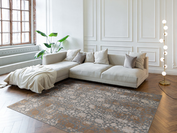 Dywan nowoczesny do salonu Agnella FD KORNAK Popiel Szary SENSI