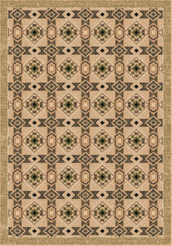 Dywan nowoczesny do salonu FD Agnella ARIF Groszek Zielony STANDARD