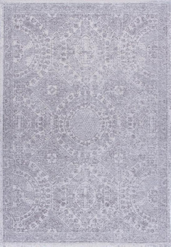 Dywan nowoczesny płaskotkany do salonu MAGORE Szary CHENILLE