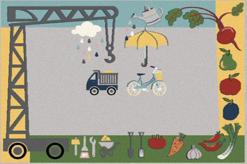 Dywan dziecięcy Agnella STATURE Jasny Szary EDEN