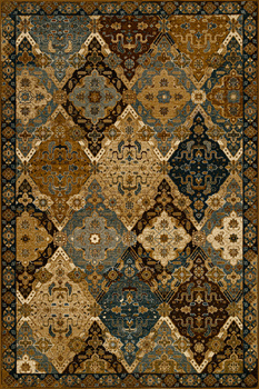 Dywan wełniany klasyczny do salonu TORINO Koniak 2 OMEGA