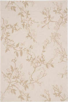 Dywan wełniany do salonu Agnella FLORS Jasny Beż NOBLE