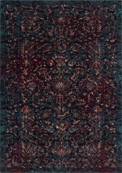 Dywan wełniany do salonu Agnella ROMINA Granat ISFAHAN