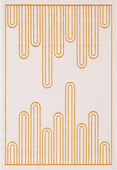 Dywan nowoczesny do salonu ONDO Biały METEO