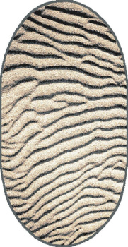 Dywan nowoczesny do salonu JURATA Czarny Owal AVANTI