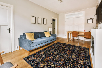 Dywan nowoczesny do salonu MEDEA Granat Niebieski OPTIMAL