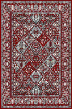 Dywan klasyczny do salonu Agnella ATES Bordowy GIZEL