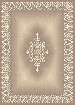 Dywan wełniany do salonu RAKAI Ciemny Beż MAGIC