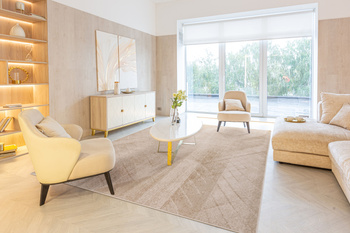 Dywan nowoczesny do salonu Agnella FD KODA Jasny Beżowy SENSI