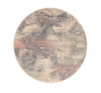 Dywan wełniany do salonu ORSO Alabastrowy Koło ISFAHAN