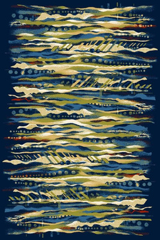 Dywan nowoczesny do salonu CEREN Granat STANDARD