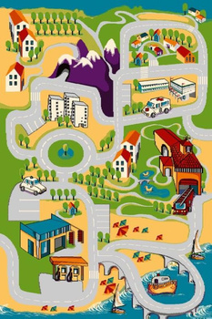 Dywan dziecięcy UGO Limonka FUNKY