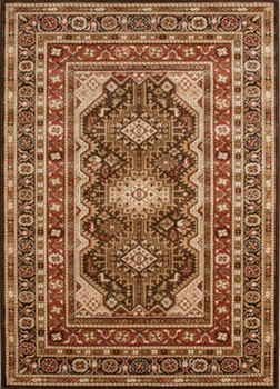 Dywan klasyczny do salonu REMO Ciemny Brąz STANDARD