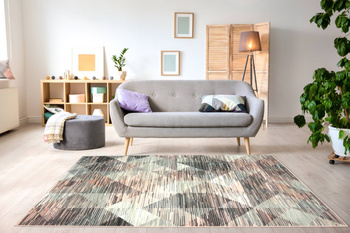 Dywan nowoczesny do salonu MOZAIKA Krem ALFA