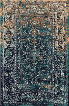 Dywan wełniany do salonu Agnella MORTON Szmaragd AGNUS