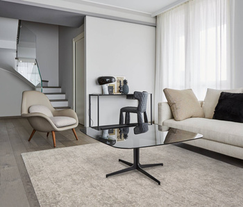 Dywan wełniany do salonu Agnella CAMILLA Piaskowy AGNUS