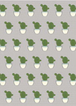 Dywan nowoczesny do salonu CACTO Jasno Szary EDEN