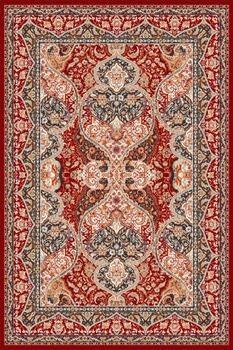 Dywan klasyczny do salonu Agnella GIRISZ Bordo GIZEL