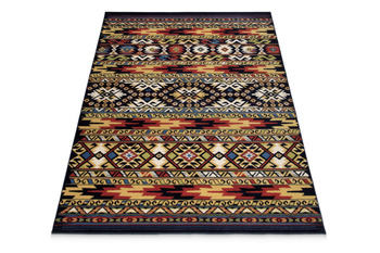 Dywan nowoczesny do salonu KAMAL Granat STANDARD