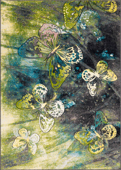 Dywan dziecięcy FRU Motyle Grafit Agnella FUNKY