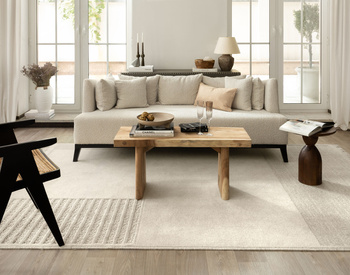 Dywan wełniany do salonu Agnella NIZER Jasny Szary NOBLE