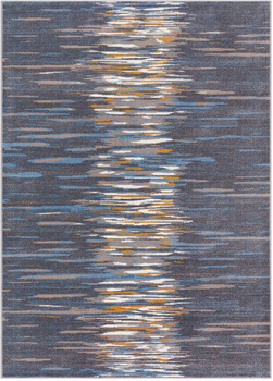 Dywan nowoczesny do salonu Agnella WATER Granitowy SOFT