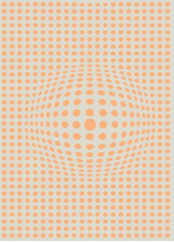 Dywan nowoczesny do salonu Agnella PULSE Morelowy EDEN