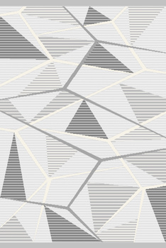 Dywan nowoczesny do salonu Dywilan OLKA 3 Szary BRODWAY