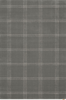 Dywan wełniany do salonu Agnella GRID PRIME Antracytowy CALISIA M