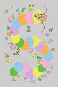 Dywan dziecięcy IWO Liliowy CANDY