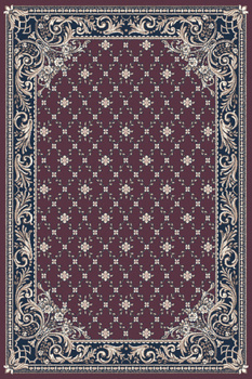 Dywan klasyczny do salonu DAKEN Fiolet VENUS