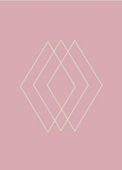 Dywan nowoczesny do salonu MODEN Róż EDEN