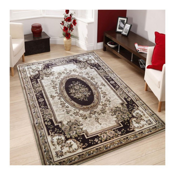 Dywan klasyczny do salonu ROZETA Brązowy 04 EXCLUSIVE