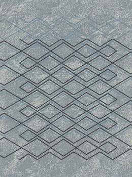 Dywan nowoczesny do salonu MATRYCA Szary ALFA